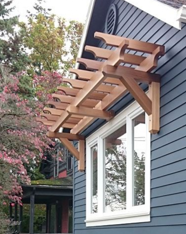 Detail Teralis Jendela Kayu Bergaya Rustik